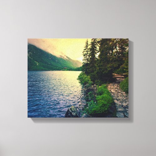 A LITTLE WAY INTO THE MOUNTAINS CANVAS PRINT