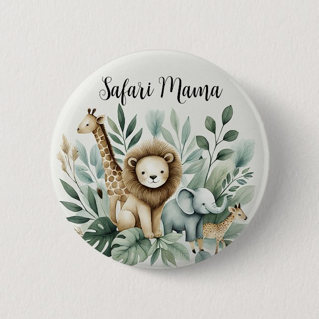 A Little Wild One  Button (Front)