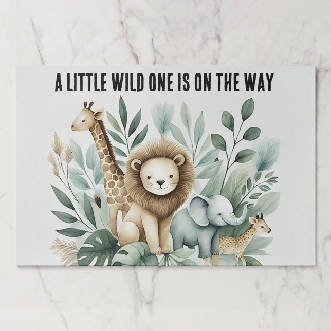 A Little Wild One  Paper Pad (Front)