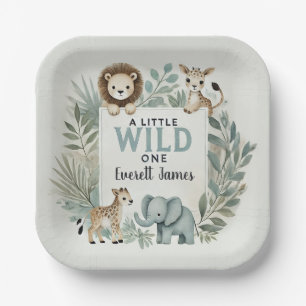 A Little Wild One Paper Plates