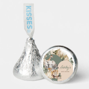 A Little Wild One Safari Animals Baby Shower Hershey®'s Kisses®