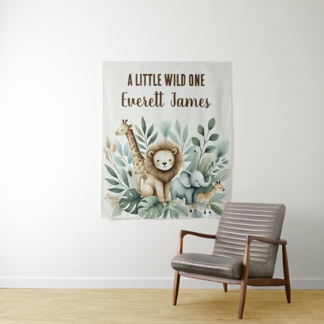 A Little Wild One Tapestry (In Situ)