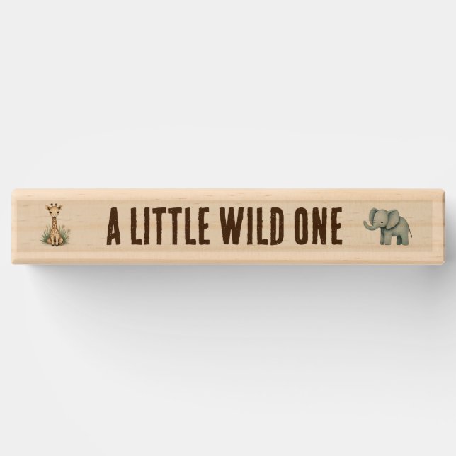 A Little Wild One  Topple Tower (Back)