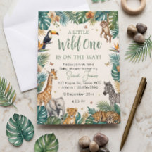 A Little Wild One | Tropical Safari Animals