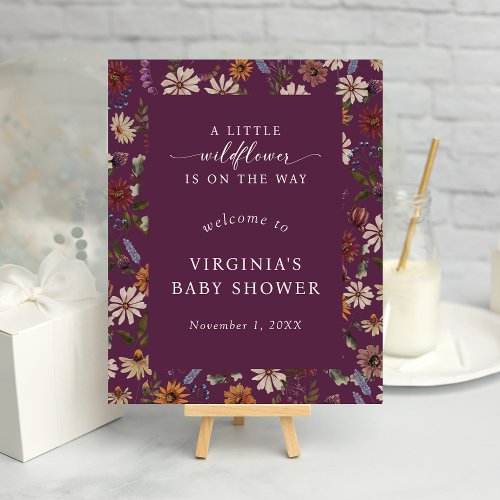 A Little Wildflower Baby Poster