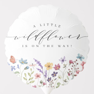 A little Wildflower Baby Shower Balloon
