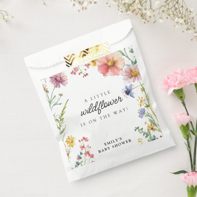 A Little Wildflower Baby Shower Favor Bag (Sealed)