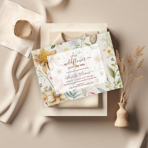 A little Wildflower Baby Shower Invitation