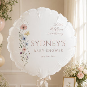 A Little Wildflower Baby Shower Party Decoration Balloon