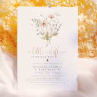 A Little Wildflower Boho Nature Theme Baby Shower