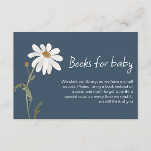 A little wildflower daisy baby shower card