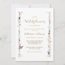 A Little Wildflower Garden Boho Girl Baby Shower