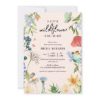A Little Wildflower Girl Baby Shower Invitation