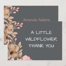 A Little Wildflower Pink Girl Baby Shower