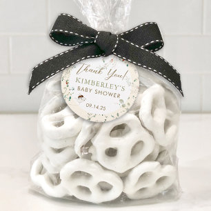 A little Wildflower Wild Flower Baby Shower Favor Tags