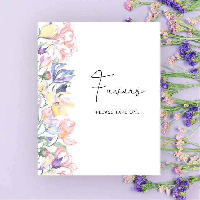 A little wildflowers is on the way Favors Poster (Creator Uploaded)