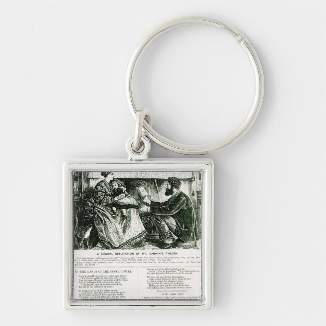 A Logical Refutation of Mr. Darwin's Theory Keychain (Front)