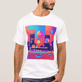 A logo for informational channel on tik tok T-Shirt