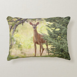 A Lone Deer Accent Pillow