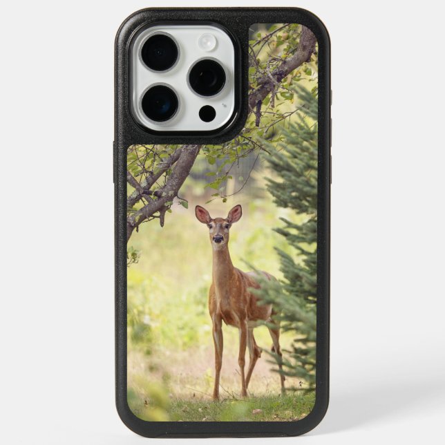 A Lone Deer  iPhone 15 Pro Max Case (Back)