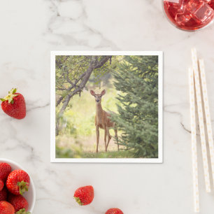 A Lone Deer Napkins