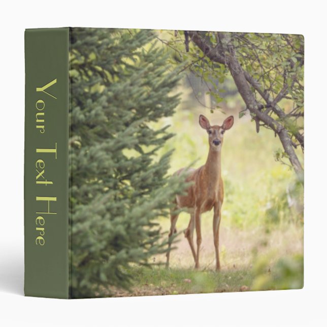 A Lone Deer Personal 3 Ring Binder (Front/Spine)