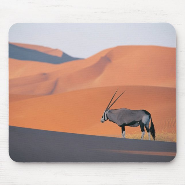 A lone oryx antelope. mouse pad (Front)
