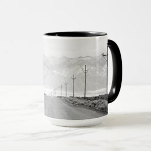 A Lone Road and Power Lines San Juan Mountains Mug
