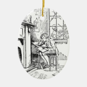 A Lonely Boy Ceramic Ornament