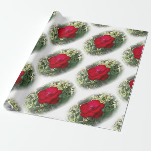 A lonely rose wrapping paper