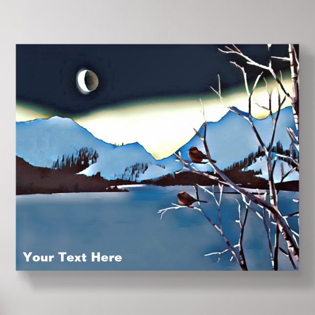 A Long Cold Night Acrylic Photo Tile (Front Set)