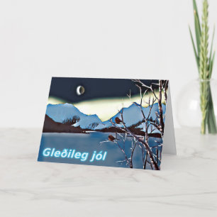 A Long Cold Night - Gleðileg Jól Holiday Card
