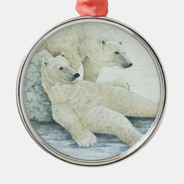 A long days night metal ornament (Front)