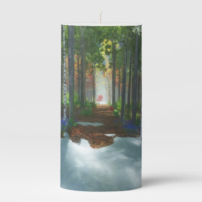 A Long Day's Walk Candle (Front)