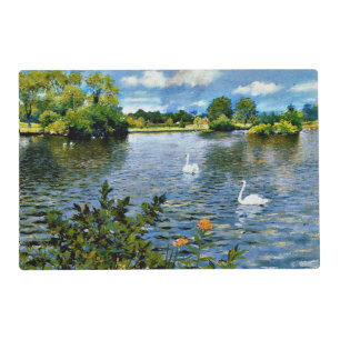 A Long Island Lake, fine art, Placemat