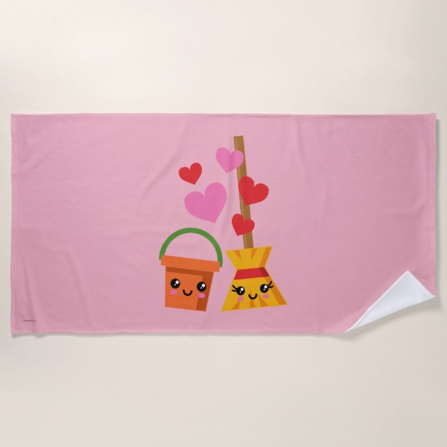 A Long Lasting Love Beach Towel (Front)