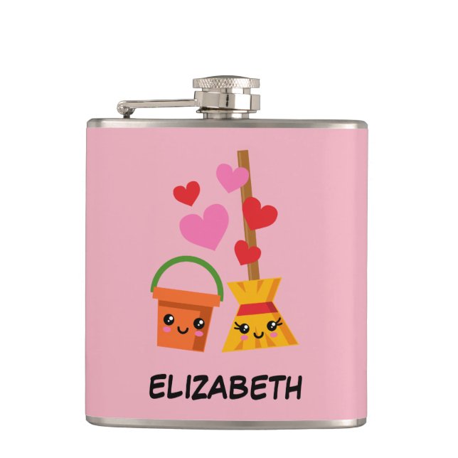A Long Lasting Love Flask (Front)