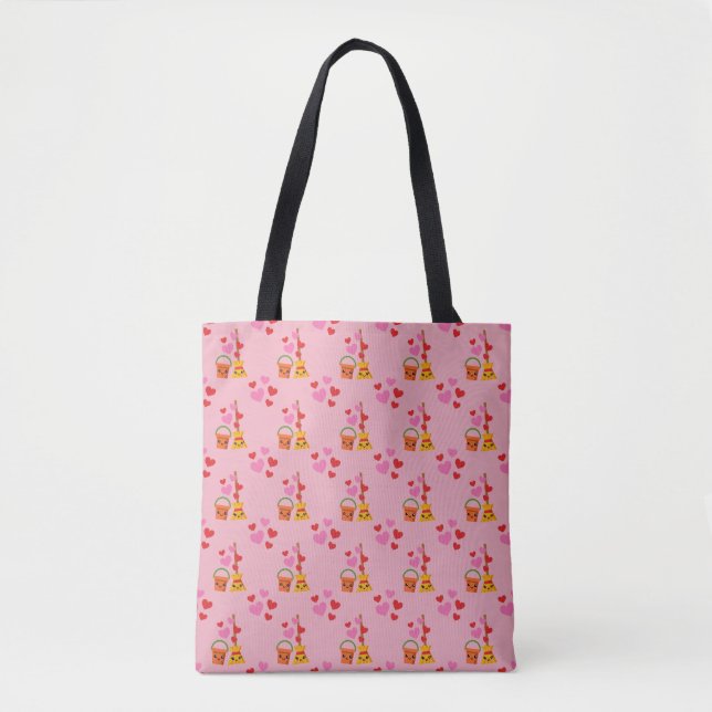 A Long Lasting Love Pattern Tote Bag (Front)