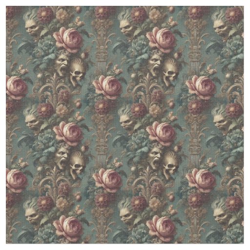 A Long Way Out of Pain – Gothic Dense Tile Fabric