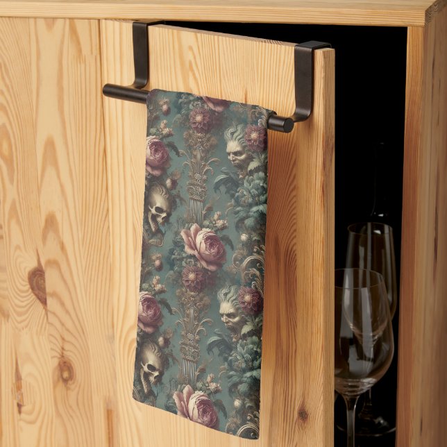 A Long Way Out of Pain – Gothic Victorian Kitchen Towel (Thirds Fold)