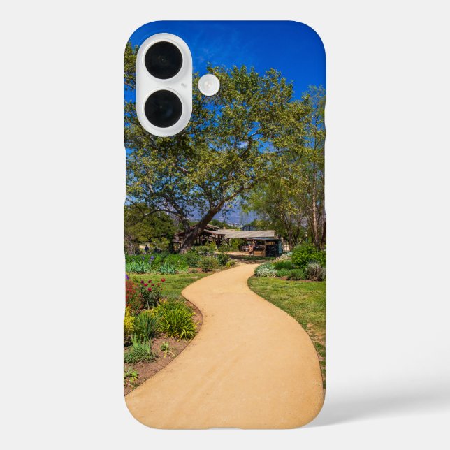 a long winding footpath at Descanso Gardens Case-Mate iPhone Case (Back)