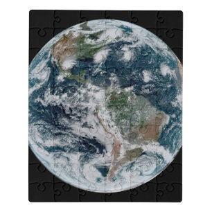 A Loose Chain Of Tropical Cyclones Jigsaw Puzzle