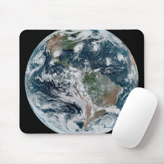 A Loose Chain Of Tropical Cyclones Mouse Pad (With Mouse)
