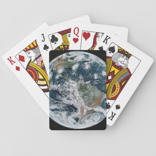 A Loose Chain Of Tropical Cyclones Playing Cards