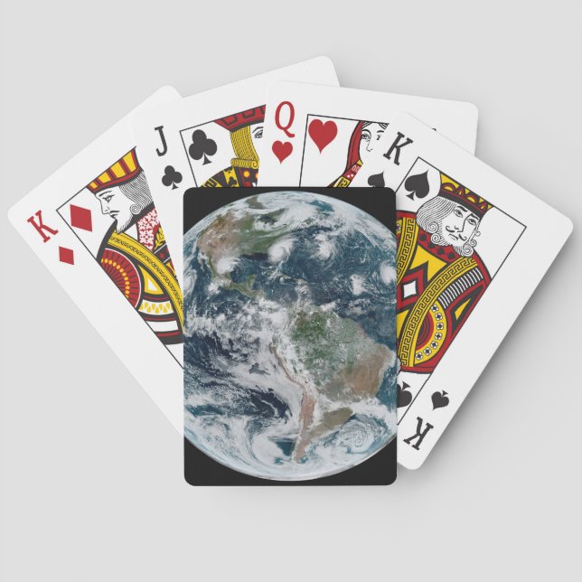 A Loose Chain Of Tropical Cyclones Poker Cards (Back)