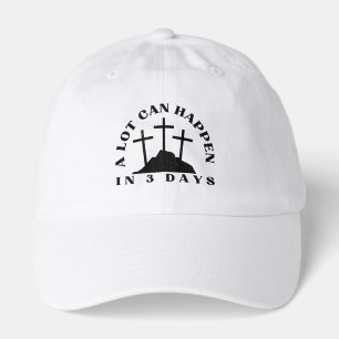 A Lot Can Happen In 3 Days Christian Easter Hat