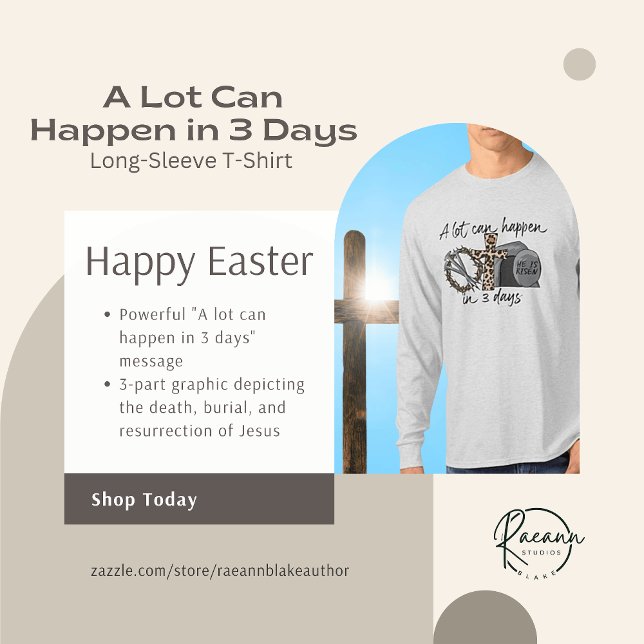 A Lot Can Happen in 3 Days Long-Sleeve T-Shirt (Creator Uploaded)