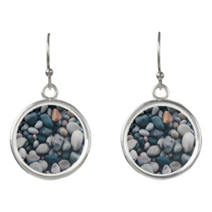 a lot of beautiful stone earrings