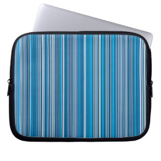 A lot of blue stripes laptop sleeve