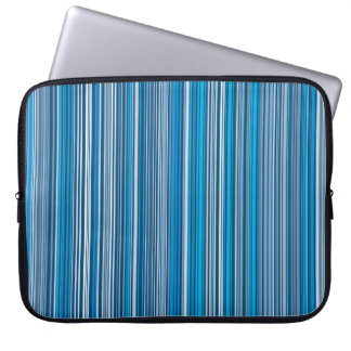 A lot of blue stripes laptop sleeve